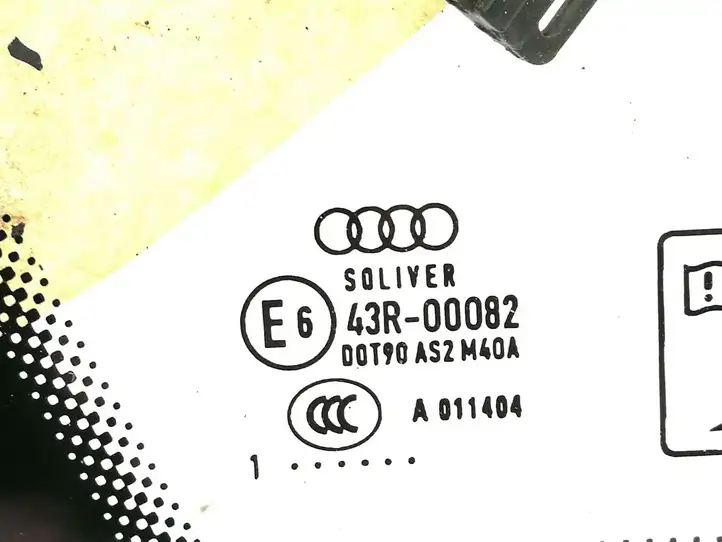 Audi A6 C7 (2011 - 2014) 43R00082 Заднее боковое стекло — фото 2