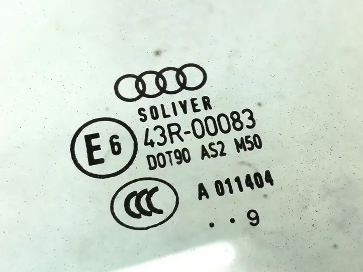 Audi A6 S6 C6 4F (2008 - 2011) 43R00083 Стекло передней двери — фото 2