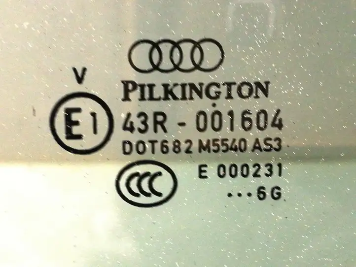 Audi Q7 4L (2005 - 2009) 43R001604 Стекло задней двери — фото 3