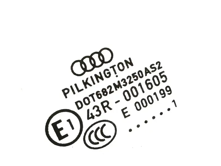 Audi A4 S4 B8 8K (2007 - 2011) DOT682M3250AS2 Стекло передней двери — фото 2