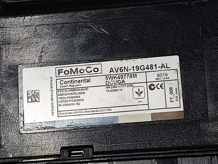 Ford Kuga II (2013 - 2019) AV6N19G481AL Модуль комфорта — фото 4
