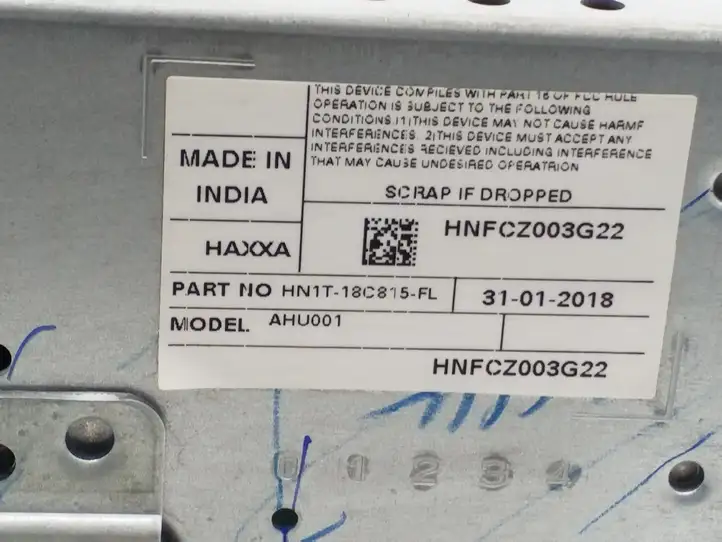 Ford Ecosport (2018 - ) HN1T18C815FL Магнитола / мультимедийная система — фото 5