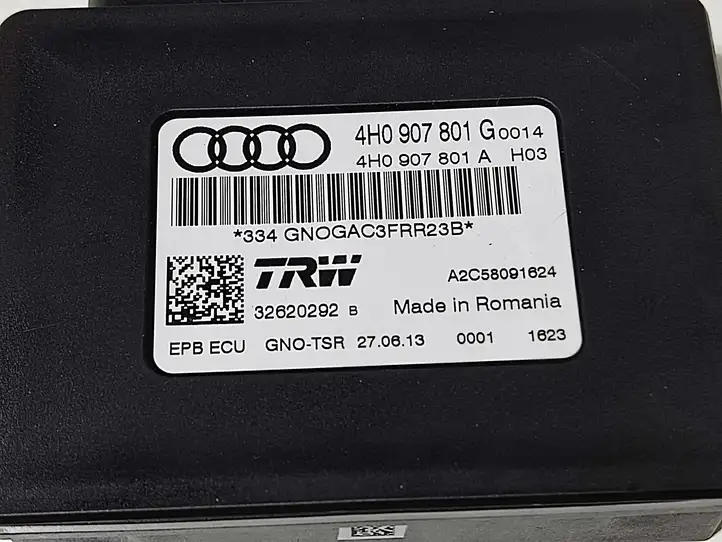 Audi A6 C7 (2011 - 2014) 4H0907801G Блок управления стояночным тормозом — фото 3