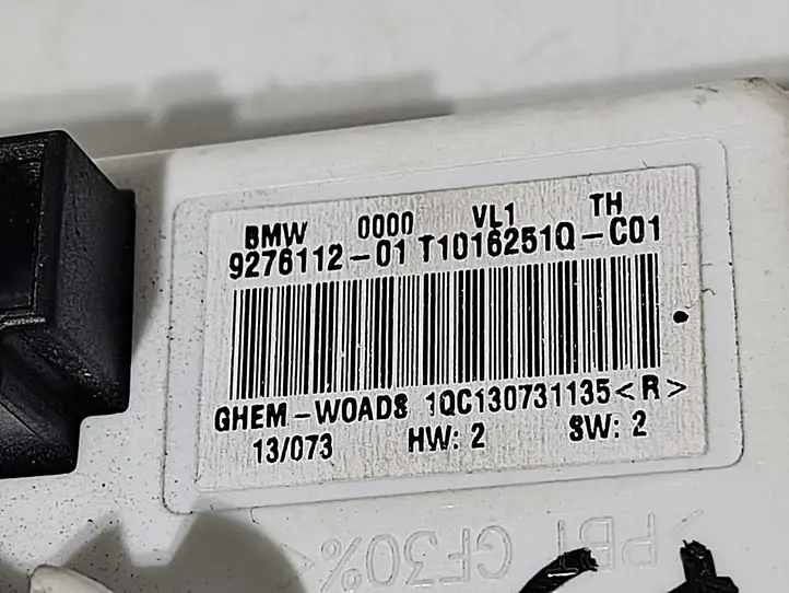 BMW 3 F30 F35 F31 (2012 - 2018) 9276112 Реле вентилятора печки салона — фото 3