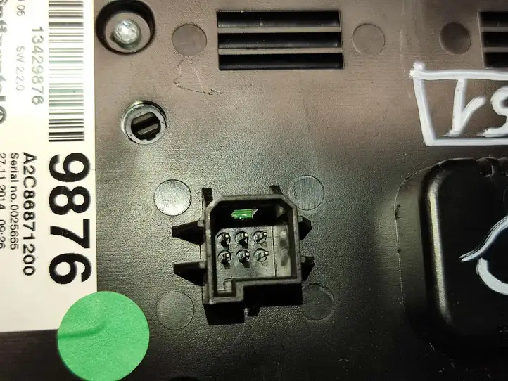 Opel Zafira (2014 - 2016)  13429876 Блок управления кондиционера воздуха / климата/ печки (в салоне)