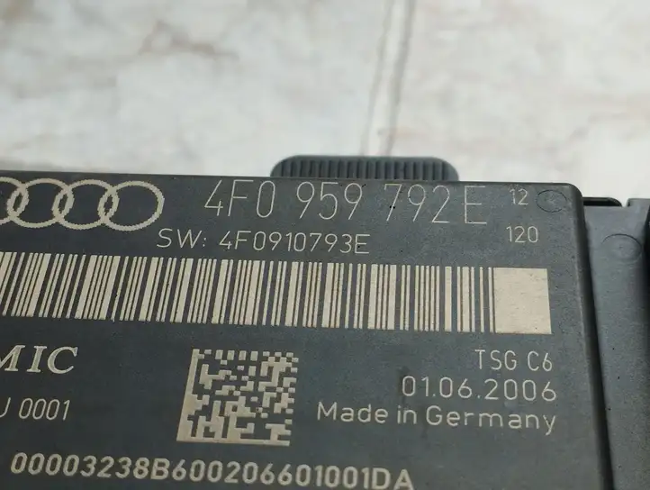 Audi A6 S6 C6 4F (2004 - 2008) 4F0959792E Блок управления дверью — фото 2