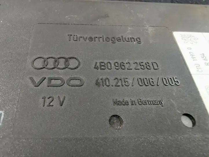 Audi A6 S6 C5 4B (2001 - 2004) 4B0962258D Модуль комфорта — фото 2