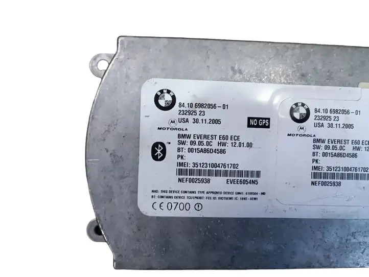 BMW 5 E60 E61 (2004 - 2010) 84106982056 Bluetooth модуль — фото 3