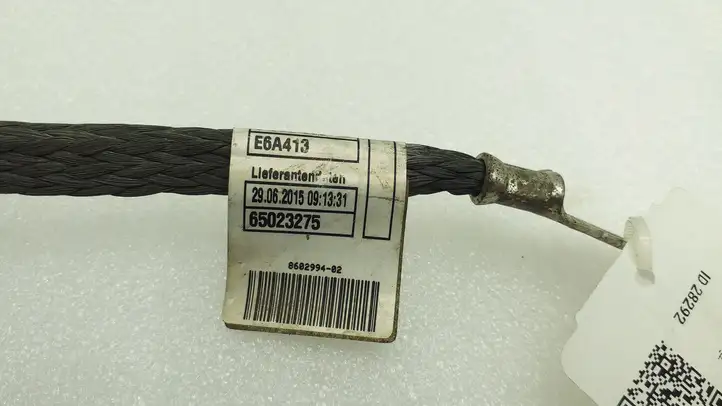 Mini One Cooper F56 F55 (2012 - 2022) 8602994 Минусовой провод аккумулятора — фото 2