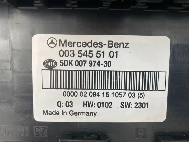 Mercedes-Benz C W203 (2000 - 2007) 0035455101 Модуль комфорта — фото 2