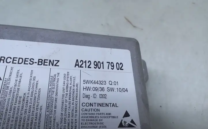 Mercedes-Benz CLS C218,X218 (2011 - 2017)  A2129017902 Блок управления надувных подушек