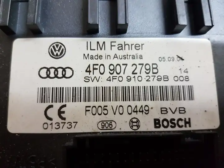 Audi A6 S6 C6 4F (2004 - 2008) 4F0907279B Модуль комфорта — фото 2