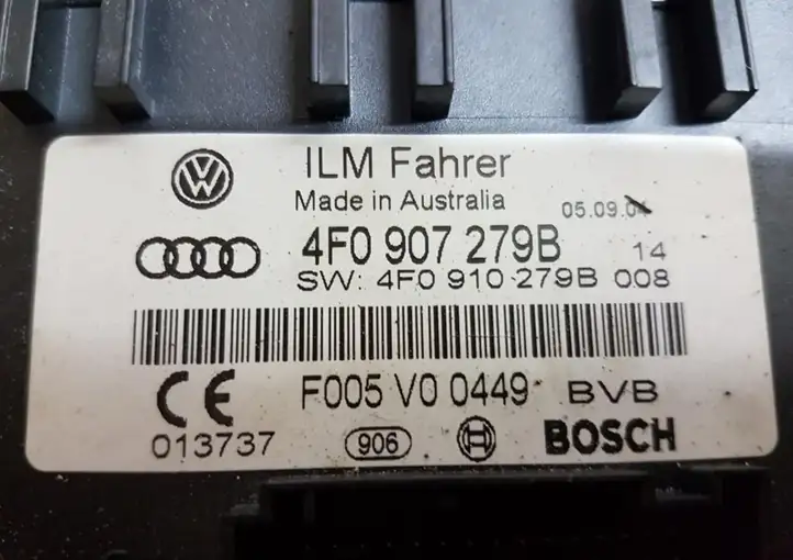 Audi A6 S6 C6 4F (2004 - 2008) 4F0907279B Модуль комфорта — фото 3