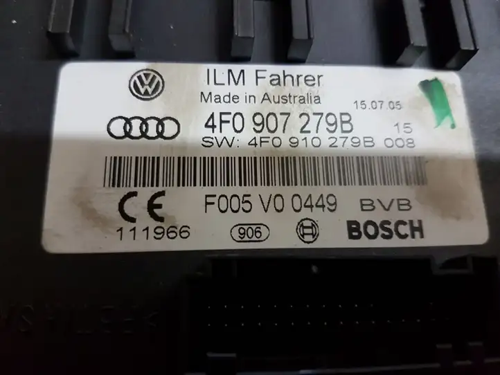 Audi A6 S6 C6 4F (2004 - 2008) 4F0907279B Модуль комфорта — фото 2
