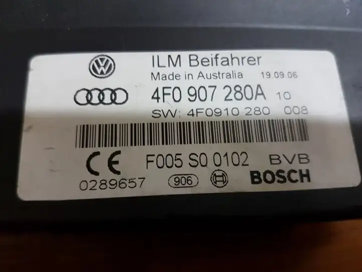 Audi A6 S6 C6 4F (2004 - 2008) 4F0907280A Модуль комфорта — фото 2