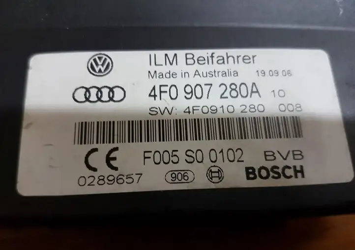 Audi A6 S6 C6 4F (2004 - 2008) 4F0907280A Модуль комфорта — фото 3