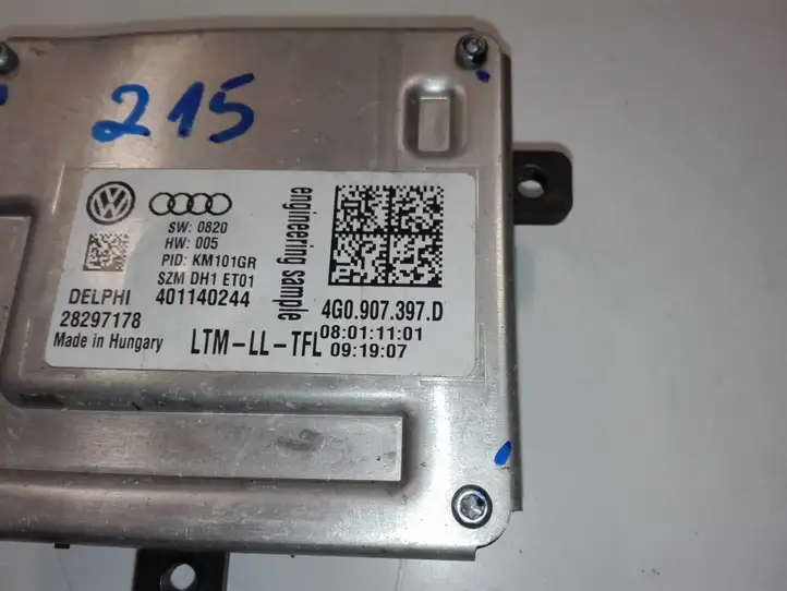 Audi A6 C7 (2011 - 2014) 4G0907397D Блок розжига ксенона — фото 3