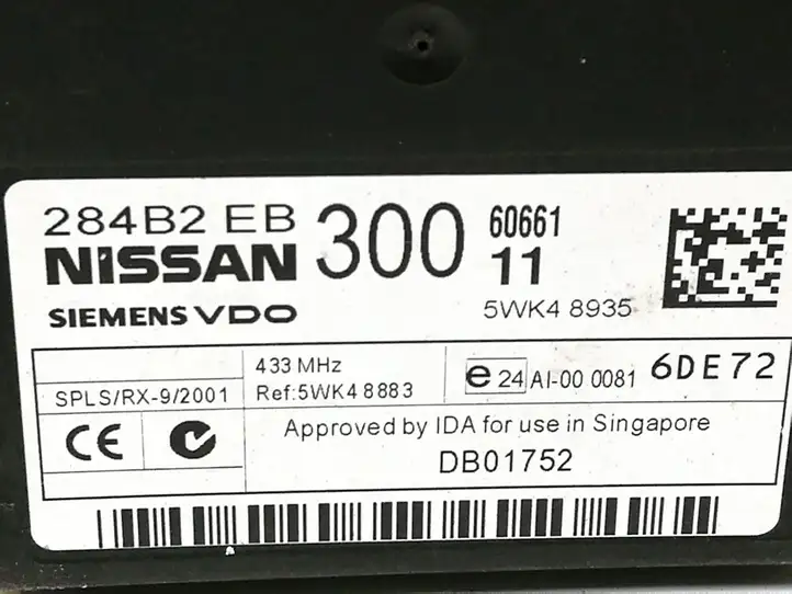 Nissan Navara D40 (2004 - 2015) 284B2EB Модуль комфорта — фото 4