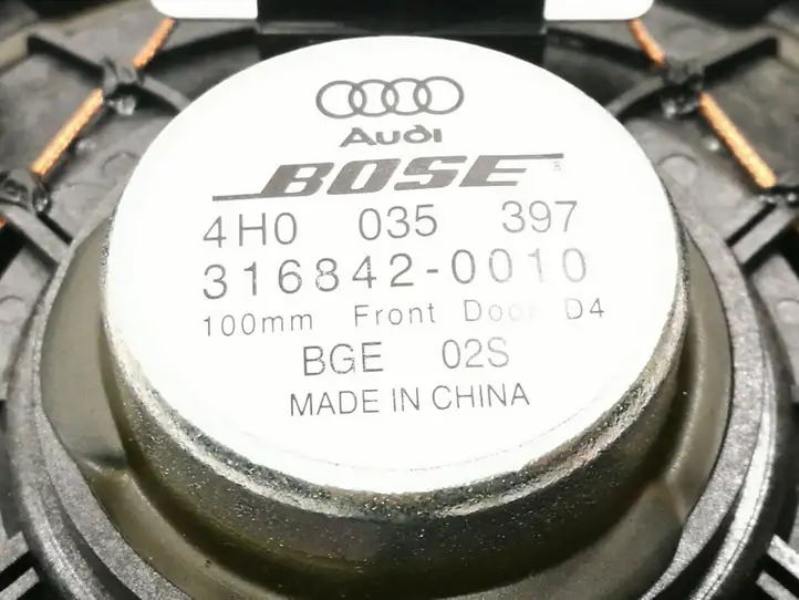 Audi A8 S8 D4 4H (2013 - 2017) 4H0035397 Динамики передних дверей — фото 3