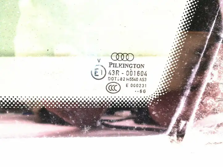 Audi Q7 4L (2005 - 2009) 4L0845300 Заднее боковое стекло — фото 5