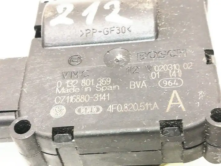 Audi A6 S6 C6 4F (2008 - 2011) 4F0820511A Двигатель задвижки потока воздуха — фото 3