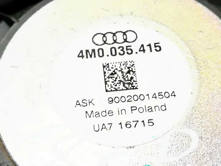 Audi Q7 4M (2015 - ) 4M0035415 Динамики передних дверей — фото 3
