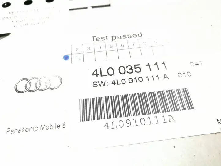Audi Q7 4L (2005 - 2009) 4L0910111A Магнитола / мультимедийная система — фото 4