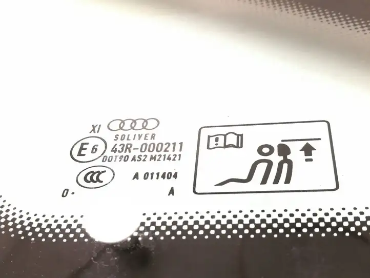 Audi A8 S8 D4 4H (2010 - 2014) 4H0845299 Заднее боковое стекло — фото 3