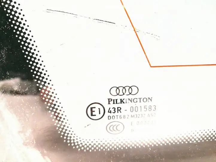Audi Q7 4L (2005 - 2009) 4L0845299 Заднее боковое стекло — фото 3