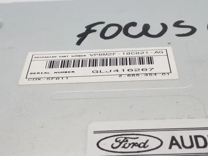 Ford Focus (2005 - 2008) VP66M2F18C821AG Магнитола / мультимедийная система — фото 2