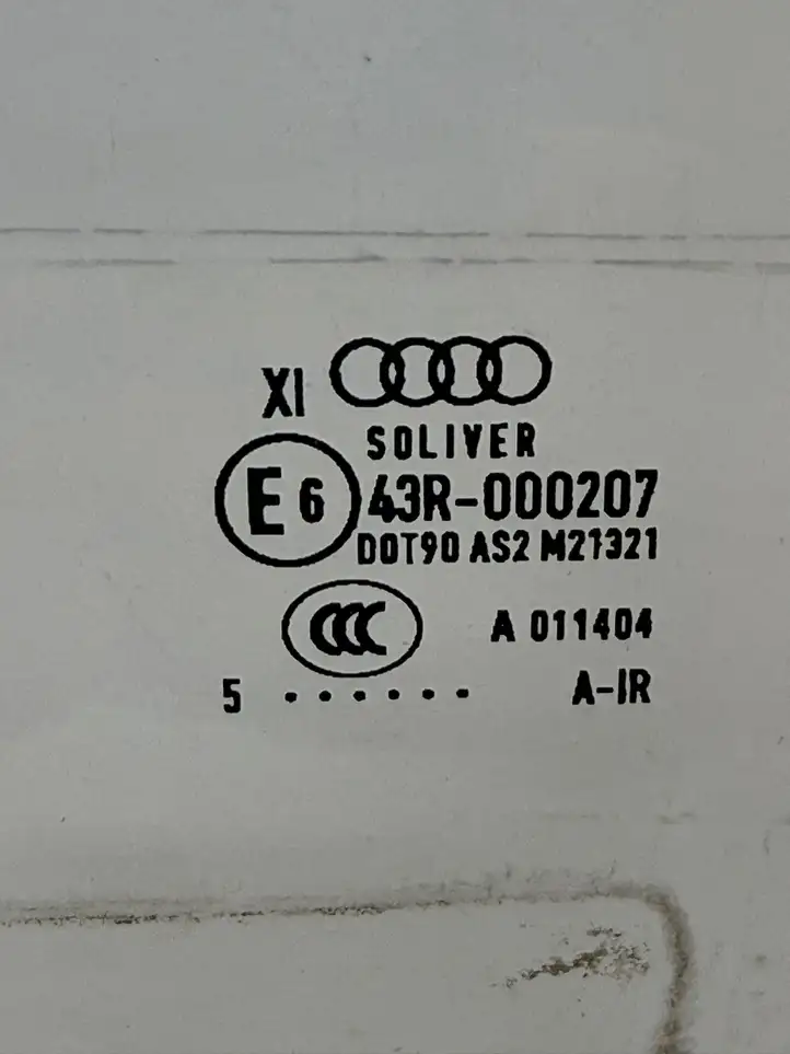 Audi Q7 4M (2015 - ) 4M0845025A Стекло задней двери — фото 3