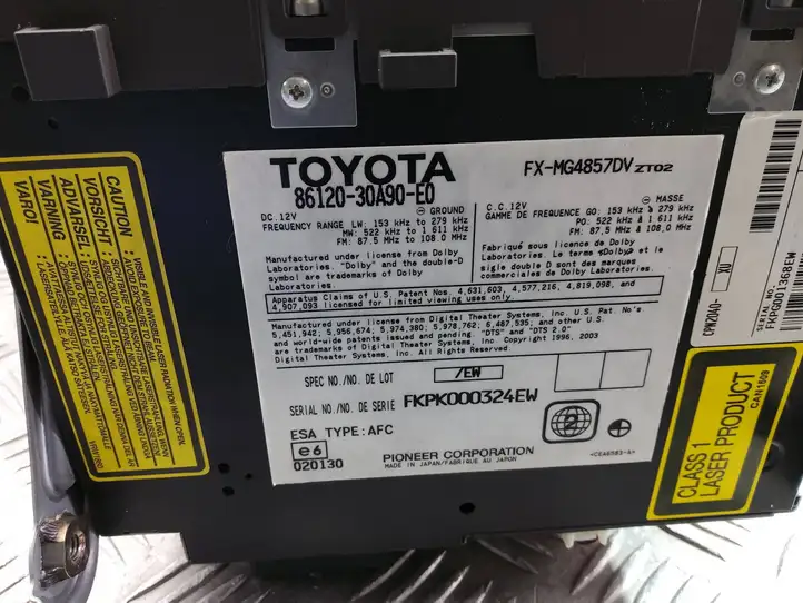 Lexus GS 300 350 430 450h (2004 - 2007) 86120-3A090-E0 Магнитола / мультимедийная система — фото 5