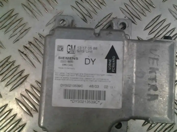 Opel Zafira (1999 - 2003)  13170588 Блок управления надувных подушек