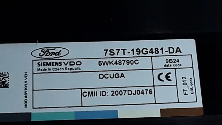 Ford Mondeo MK IV (2007 - 2014) 7S7T19G481DA Модуль комфорта — фото 2