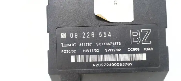 Opel Vectra C (2002 - 2005) 09226554 Модуль комфорта — фото 2