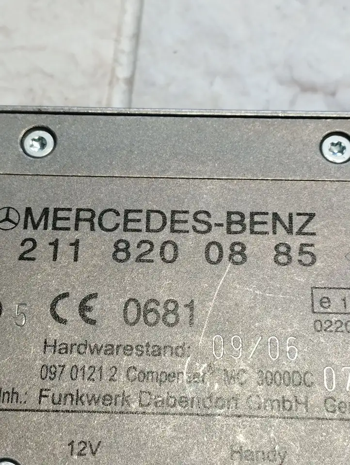 Mercedes-Benz S W221 (2005 - 2013) 2118200885 Усилитель антенны — фото 3
