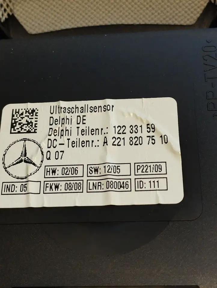 Mercedes-Benz S W221 (2005 - 2013) A2218207510 Датчик охранной сигнализации — фото 2