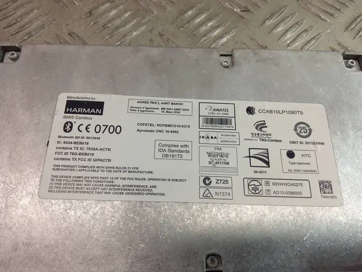 BMW X3 F25 (2010 - 2017) 9257153 Bluetooth модуль — фото 8
