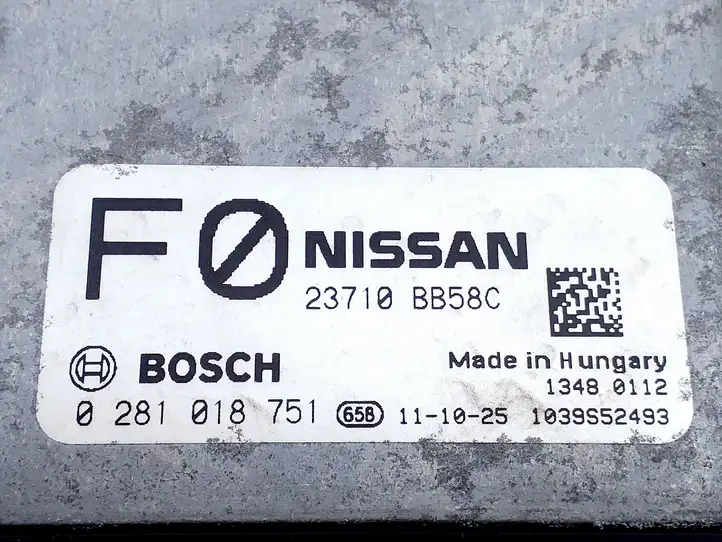 Nissan Qashqai (2010 - 2013) 23710BB58C Блок управления двигателем (ЭБУ) — фото 4