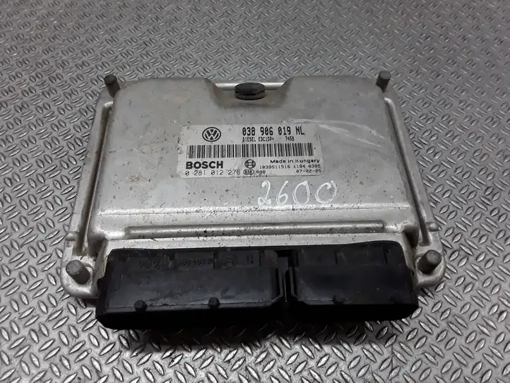 Seat Ibiza III (6L) (2002 - 2008)  038906019 Блок управления двигателя