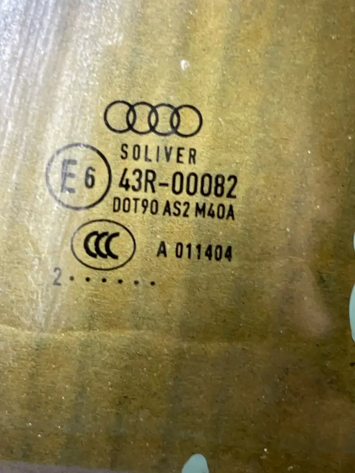 Audi A4 S4 B8 8K (2007 - 2011) Стекло задней двери — фото 2