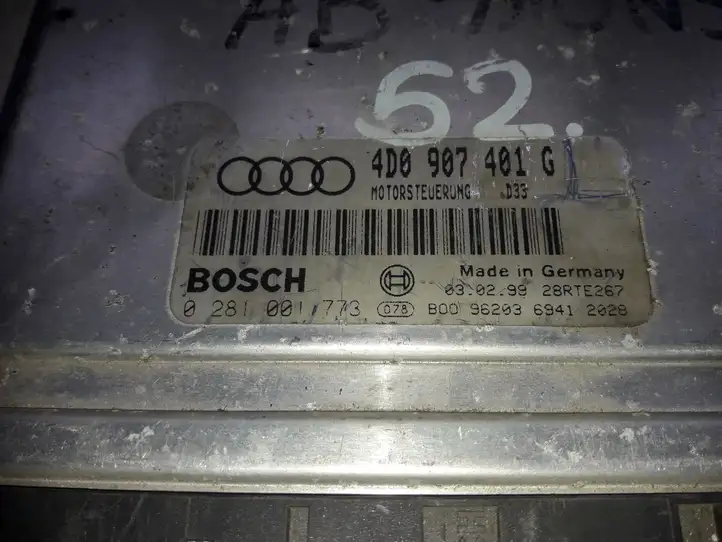 Audi A3/S3 8L (2000 - 2003) 0281001773 Блок управления двигателем (ЭБУ) — фото 2