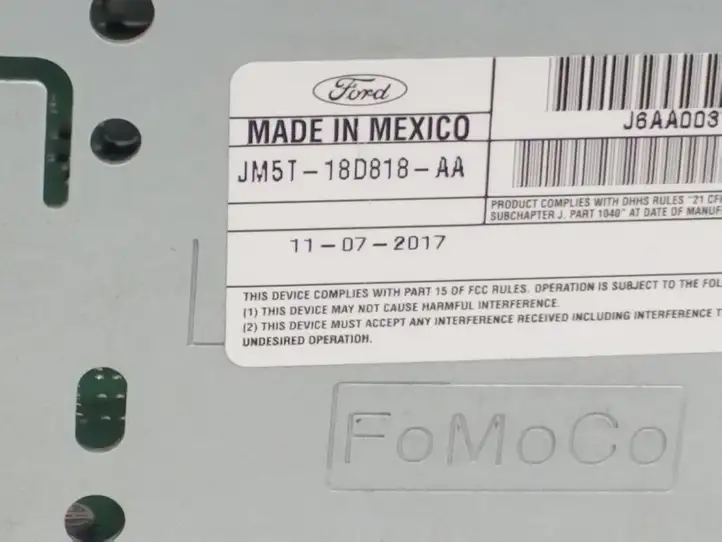 Ford Focus ST (2015 - 2018) JM5T18D818AA Магнитола / мультимедийная система — фото 2