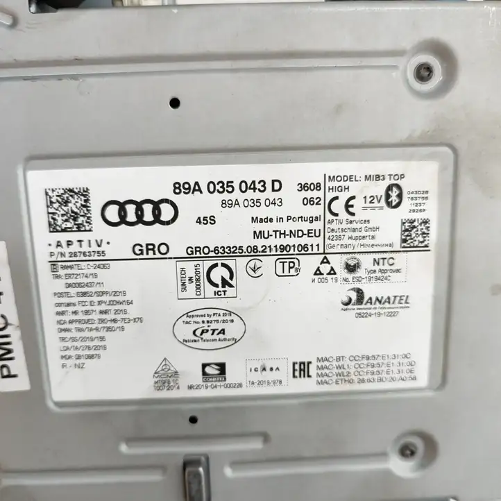 Audi Q4 Sportback e-tron (2021 - ) 89A035043D Магнитола / мультимедийная система — фото 6