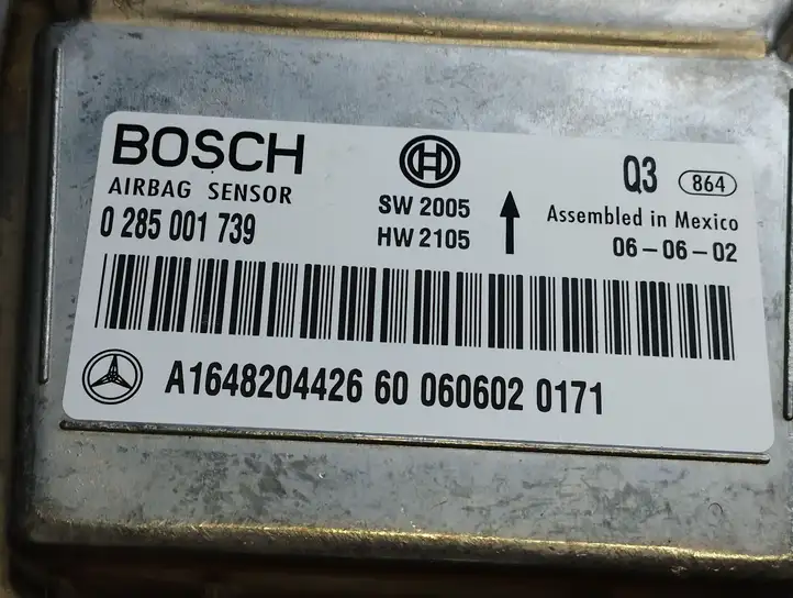 Mercedes-Benz R W251 (2005 - 2013)  0285001739 Блок управления надувных подушек