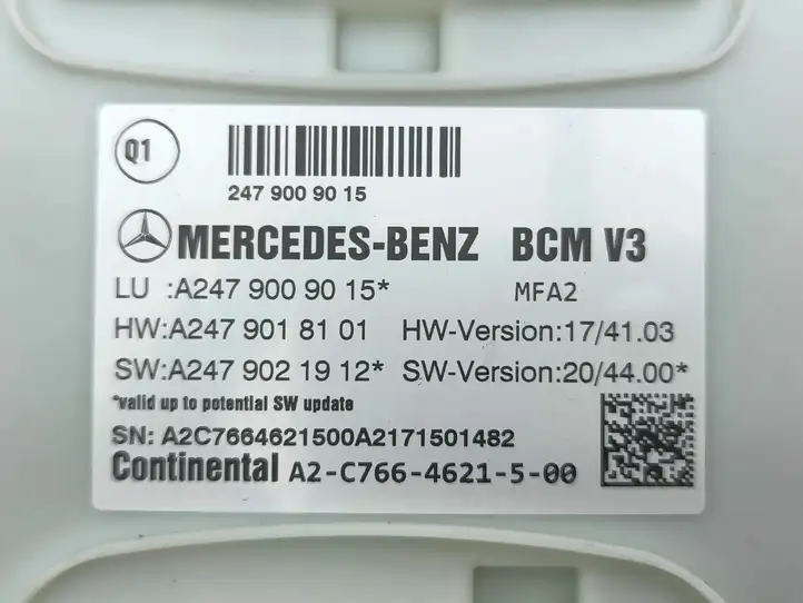 Mercedes-Benz EQA (2021 - ) A2479009015 Модуль комфорта — фото 7