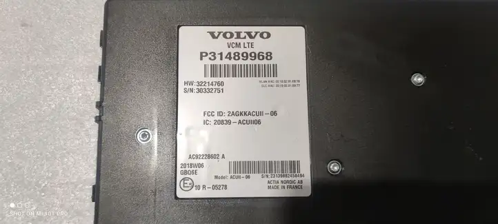 Volvo XC60 (2017 - ) 31489968 Блок GSM — фото 3