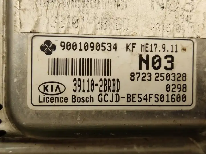 Kia Ceed (2012 - 2015) 391102BRBD Блок управления двигателем (ЭБУ) — фото 2