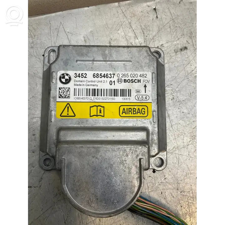 BMW 5 F10 F11 (2009 - 2016) 6854637 Блок управления SRS — фото 4