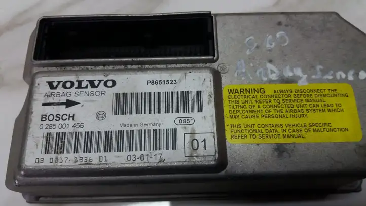 Volvo S60 (2000 - 2004)  0285001456 Блок управления надувных подушек